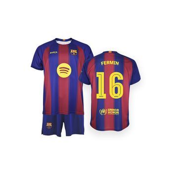 Equipación Infantil Fermín Fc Barcelona Réplica Oficial 25/26