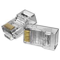 conector rj45 vention idbr0 cat5e utp 50 unidades transparenteplata cobre puro