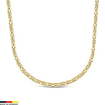Cadena ancla de oro de 585 con eslabones de cadena ancla, 3 mm de grosor