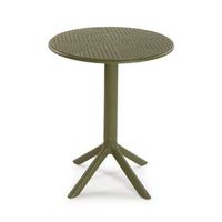 versa mesa auxiliar cocktail de estilo moderno medidas 75 cm color verde