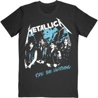 metallica camiseta manga larga ride the lightning para mujer