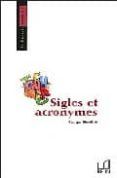 sigles et acronymes