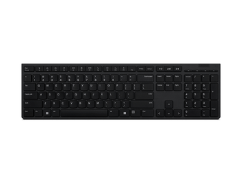 TECLADO LENOVO WIRELESS + BLUETOOTH RECARGABLE (Cambie sin problemas hasta 3 dispositivos a través d