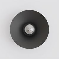 aplique de pared osum m negro grafito