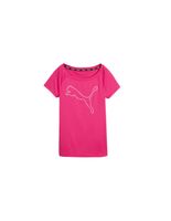camiseta de fitness puma train favorite garnet rosa mujer