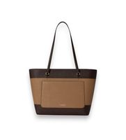 lauren ralph lauren para mujer 431934895010 bolso tote karly mediano de piel marron osfa beige casual