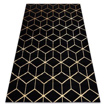 Alfombra Moderno 3d Gloss 409c 86 Cubo Elegante, Glamour, Art Deco Neg 140x190 Cm