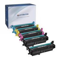 compatible multipack hp colour laserjet pro m252dw printer toner cartridges 5 pack -cf400x