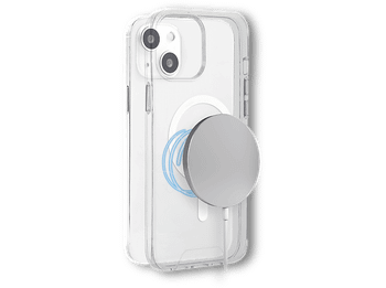 Funda móvil - ISY ISC-1107 Mag, Para iPhone 14, Trasera, TPU, Transparente