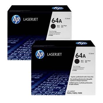 Original Multipack HP LaserJet P4014 Printer Toner Cartridges (2 Pack) -CC364A