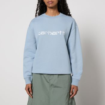 Carhartt WIP Logo Cotton-Blend Jersey Sweatshirt - S