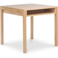 mesa de comedor cuadrada de madera madera natural