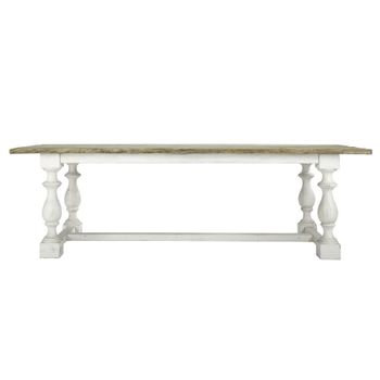 Mesa de comedor en pino reciclado para 10 personas 250 cm
