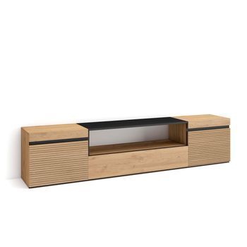 Mueble Tv, Televisión, Muebles De Salón, Almacenaje, 200x45x35cm, Para Tv Hasta 80