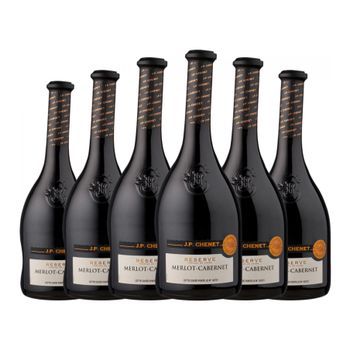 Jp. Chenet Vino Tinto Merlot-cabernet Vin Reserva 75 Cl 13.5% Vol. (pack De 6 Unidades)