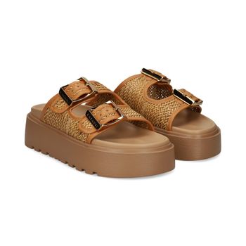Casadei Sandalias Con Plataforma Mujer - Marrón Talla 40