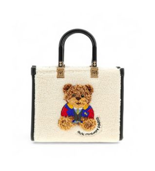 RUE MADAM PARIS para mujer. 1497 Bolso Marvin Mini Tote Winter blanco, negro (OSFA), Casual, Poliuretano