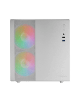 caja compacta microatx tacens mars gaming mc400 white frontal mesh diserro cube 3xventiladores 120