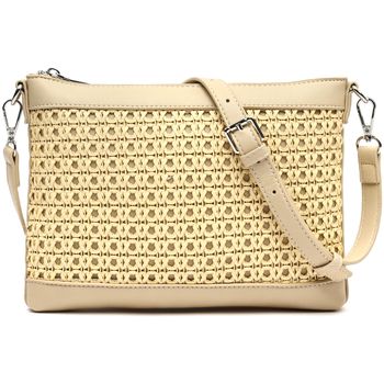 Misako Bandolera Eis bolso bandolera pequeño efecto rafia para mujer