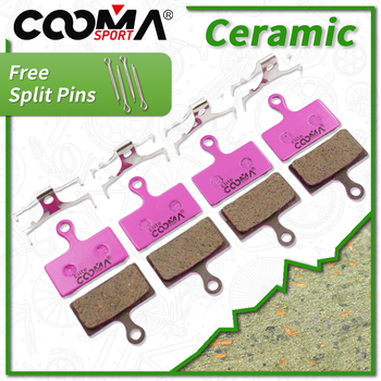 4 pares de pastillas de freno de disco para bicicleta Shimano G04Ti, G04S, G03A, G03S, XTR M9000, Deore XT M8000, M785, SLX M666, M675, M615 RS785, Elite Class Ceramic