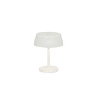 lampara de mesa zafferano blanco perla 32 w 17 cm