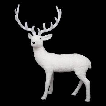Reno Gigante Decoración Poliespuma H116cm Blanco