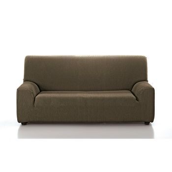 Funda De Sofá Elástica Trío (3 Plazas + Dos De 1 Plaza) Marrón - Jara Casa Textil