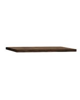 estanteria de madera maciza flotante acabado nogal 60x32cm