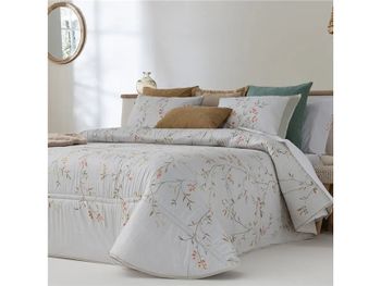 Edredón albe estampado floral invierno sandeco