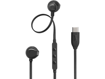 Auriculares de botón - JBL Tune 305C, Intraurales, Bluetooth, Con cable, Micrófono, Black