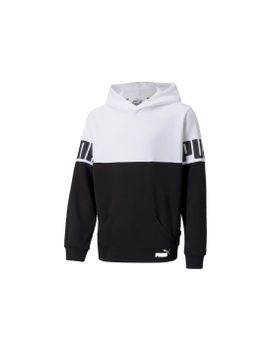Sudadera con capucha Puma Power Colorblock Boy White