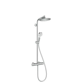 Showerpipe Hansgrohe Crometta S 240 1jet Ecosmart Con Termostato, 27268000