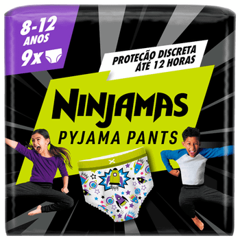 Dodot Pañales Braguita Ninjamas Carry Pack Cohete T8 (27-43 Kg) 9 uds