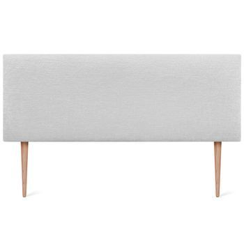 Dhome Cabecero De Lana Natural 150x105cm Con Patas Camas 150 - Blanco