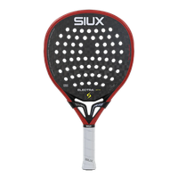 siux - pala de padel electra pro 2026 fire red nivel profesional forma hibrida - potencia con gran control