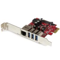 tarjeta de red startechcom pci express usb 32 gen 1 5gbps gigabit ethernet combo