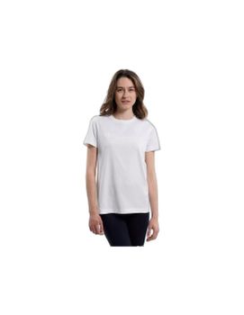 Camiseta Champion Crewneck Blanco Mujer