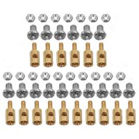 50pcs conectores ajustables de varilla de empuje de 25mm topes de enlace para aviones rc