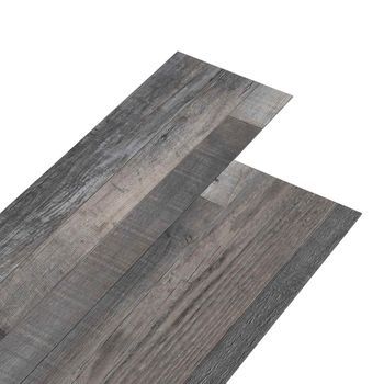 Laminas De Suelo De Pvc Autoadhesivas Madera Industrial Vidaxl