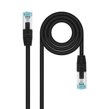 Nanocable Cable de Red Cat.7 600MHz LSZH SFTP PIMF AWG26 25cm Negro
