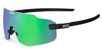 Gafas de sol koo supernova negro mate verde espejo