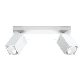 Lámpara de techo blanco acero alt. 16 cm