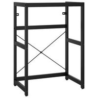 estructura de lavabo  mueble de lavabo de hierro negro 59x38x83 cm