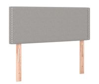 vidaxl cabecero de tela gris claro 90x5x7888 cm