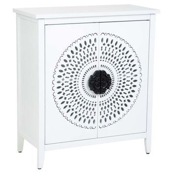 Aparador de madera de 2 puertas  78x38x87