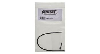 Kit elvedes cable freno exterior negro 240 mm   2 tapones finales