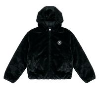 converse cazadora hooded faux fur jacket para nina