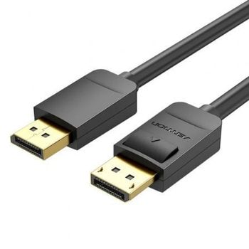 Cable DisplayPort Vention HACBI 1.2 3m 4K@60Hz 21,6Gbps Triple Blindaje Negro