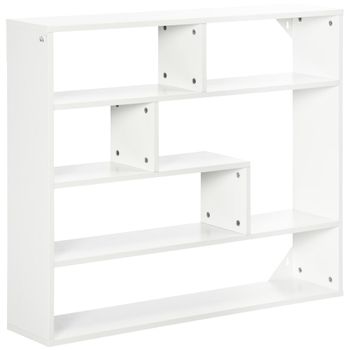 Estantería de pared 94x19.5x80 cm blanco