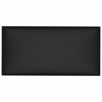 cabecero de pared 12 uds 60 x 30 cm negro tela vidaxl